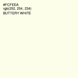 #FCFEEA - Buttery White Color Image